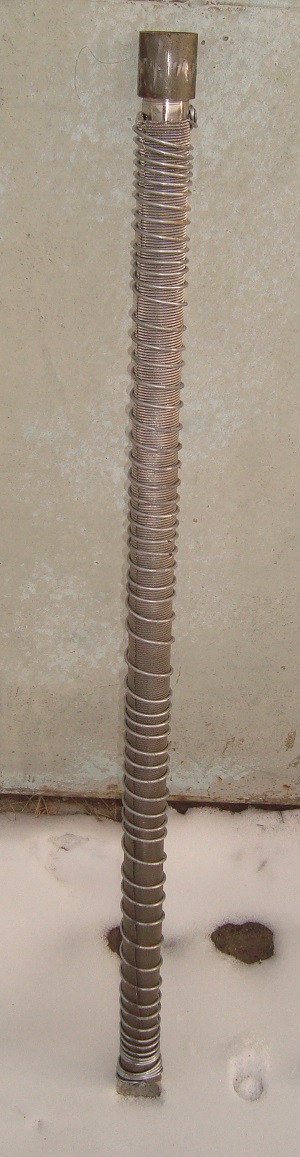 Напаянный фильтр на трубу для абиссинского колодца.