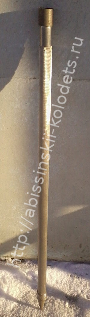 Непаяный фильтр из титаносодержащей нержавеющей трубы, диаметром 1 дюйм с внешней фильтровой сеткой галунного плетения